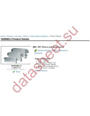 16BCF10 datasheet  